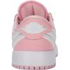 Jordan Air  1 Valentines Day Comfortable Versatile Low-Top Kids Basketball Shoes Unisex Sneaker Pink White HQ2024-602