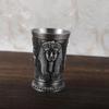 Egypt Myth Retro Metal Cup Bronze 3D Relief Liquor Spirits Small Goblet Household Small Size Personality Cocktail Cup