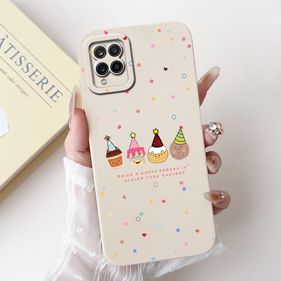 For Samsung Galaxy A22 4G Case SM-A225F Cute Panda Cartoon Cover Shockproof Phone Case For Samsung A22 A 22 5G A226B Soft Fundas