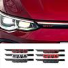 2026 Hot For VW VOLKSWAGEN 1pcs ABS GTI GTD Badge Decoration Car Front Hood Grille Replacement Type For Volkswagen VW Golf 8 Rli