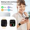 6 New 1.83-inch Smartwatch Call Notifications Sleep Monitoring Activity Tracking Smart Watch Compatible with Android and iOS