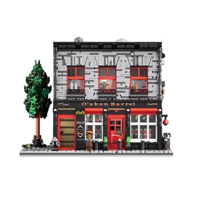 High-Standard 2368Pcs First-Class Barrel First-Class Pub Construction-Set Construction-Blocks Top-Grade No66054 Urban-District Superior-Grade NO.66054