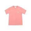 MLB Boston Red Sox Large Round Neck Casual Loose Retro Short Sleeve T-Shirt Unisex T-Shirt Pink 31TS03131-43P