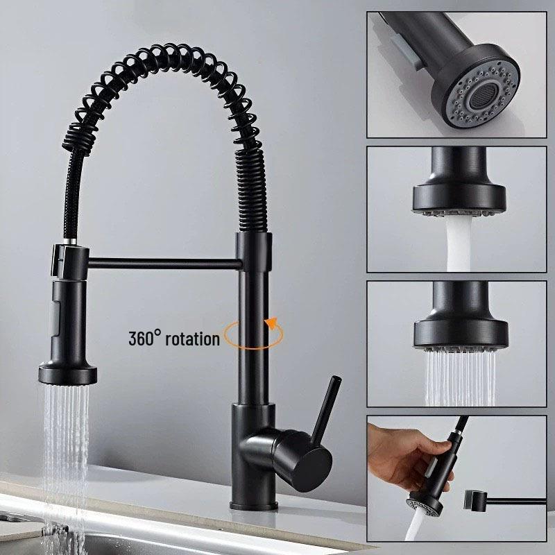 Stainless Steel Hot & Cold Kitchen Faucet for Sink and Balcony Basin