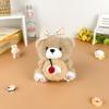 Bear Teddy Bow Plush Stuffed Toy Animal Doll Keychain Backpack Gifts Pendant