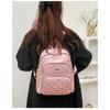 IELGY backpack, fashionable and casual women's travel backpack, simple urban commuter student schoolbag