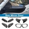 Car Decoration Carbon Fiber Door Mirror Cover For Honda Envix - Car Rearview Accessories Styling