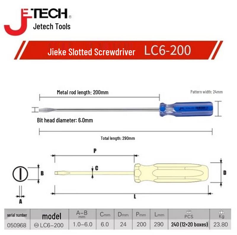 SMVP Flathead Screwdriver CN plug (adapter included)