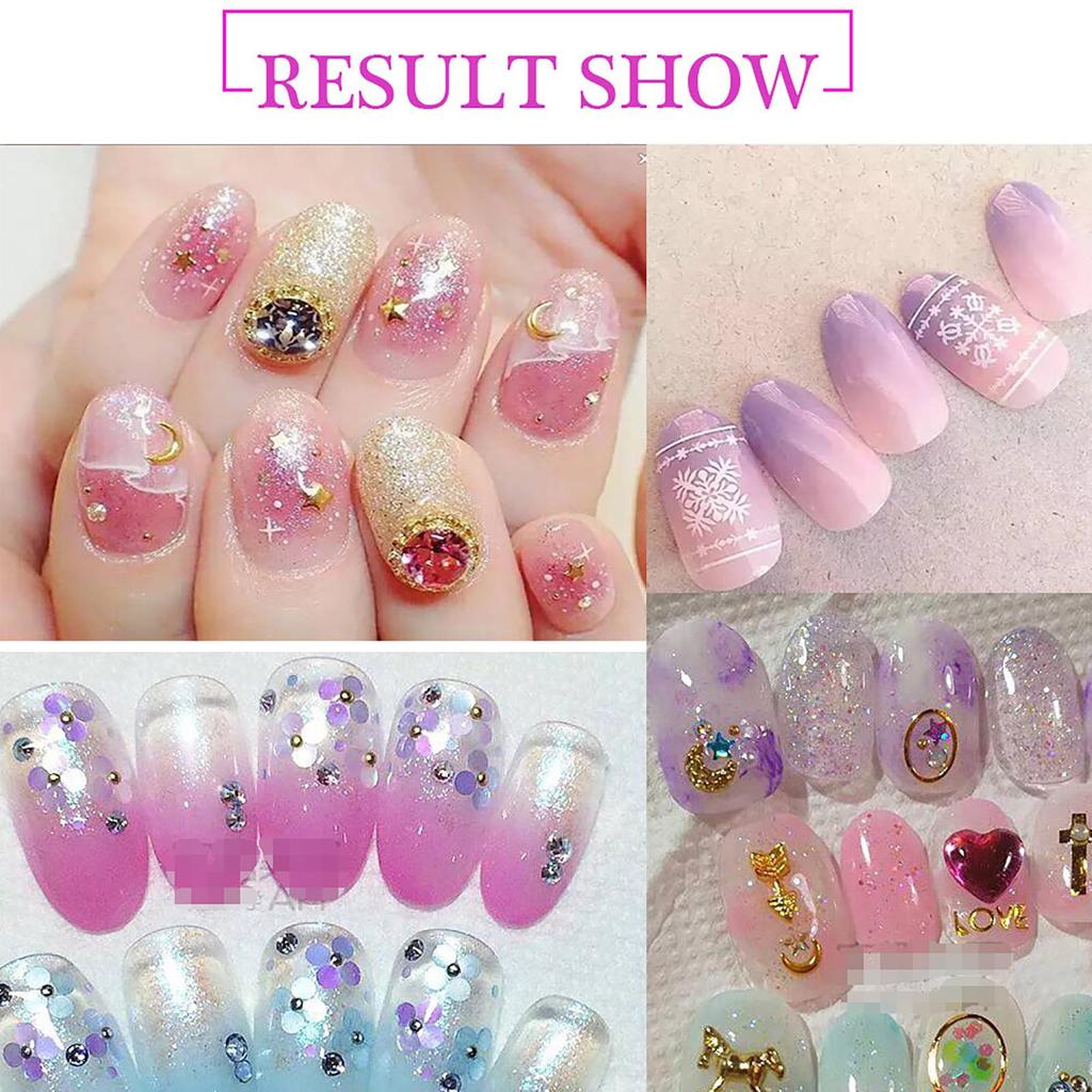 Puntos Double-Sided Head Stamper Polishing Painting Drawing Manicure Nail Art Pen Tool