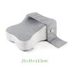 Almohada ortopédica para piernas con memoria de rebote lento de algodón y abrazadera para piernas, almohada de maternidad con correa ajustable para dormir de lado, almohada para piernas y rodillas