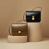 Premium Small Square Bag, First Layer Cowhide Shoulder Messenger Bag, OEM Logo Genuine Leather Women's Bag