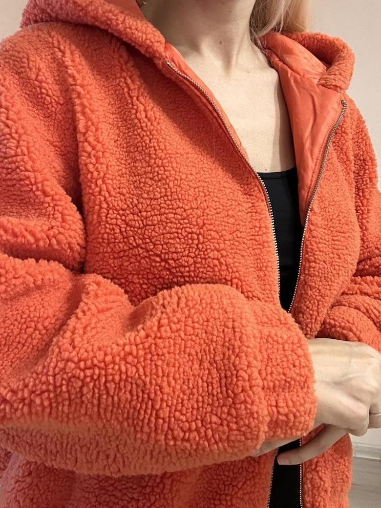 Granular Velvet Frühling und Herbst Damenmode Jacke Einfarbige Jacke