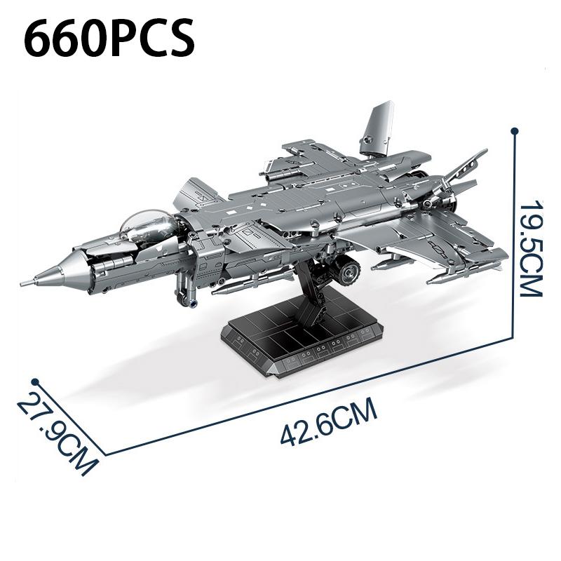 Modern Military SR-71 Blackbird Spy Plane F-15 Fighter Aircraft Soldier Building Blocks Sets Airplane Model Dolls Brick Kids Toy