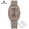 Naviforce Watch for Women Square Elegant Waterproof Luminous Watches Quartz Import Ladies Wristwatch Valentine Day Gifts NF5049