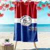 AFC Ajax Custom Name Print Beach Towel, Large Soft Quick Dry Towel for Beach Camping Swimming
