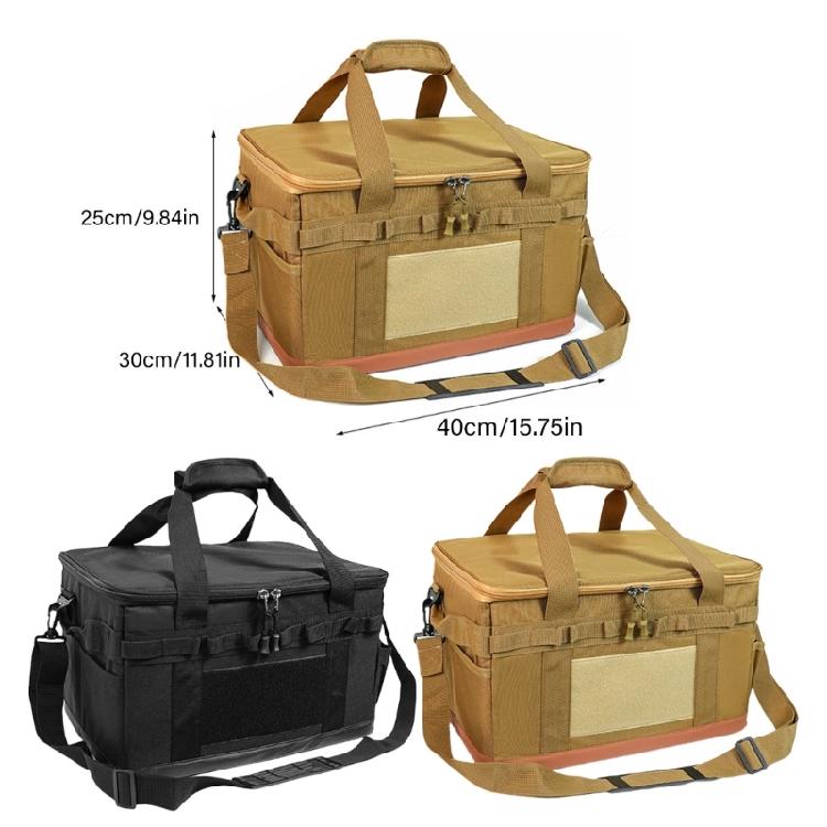 Large Capacity Camping Cookware Organizers Camping Cookware Storage Bag Camping Cooking Utensils Storage Bag