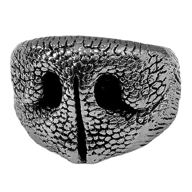 Leichter Legierungsring mit Tiermotiv, glatt poliert, verstellbare Öffnung, Fingerband für tägliche Accessoires