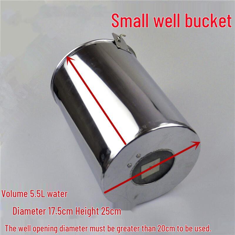 

430 Stainless Iron Deep Well Water Bucket