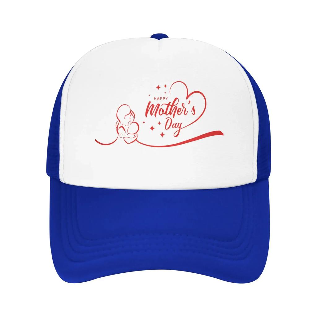 Mom Hug Happy Mother's Day Mama Travel Mesh Baseball Caps For Womens  High-end Female Beach Bucket Hat Trucker Cap