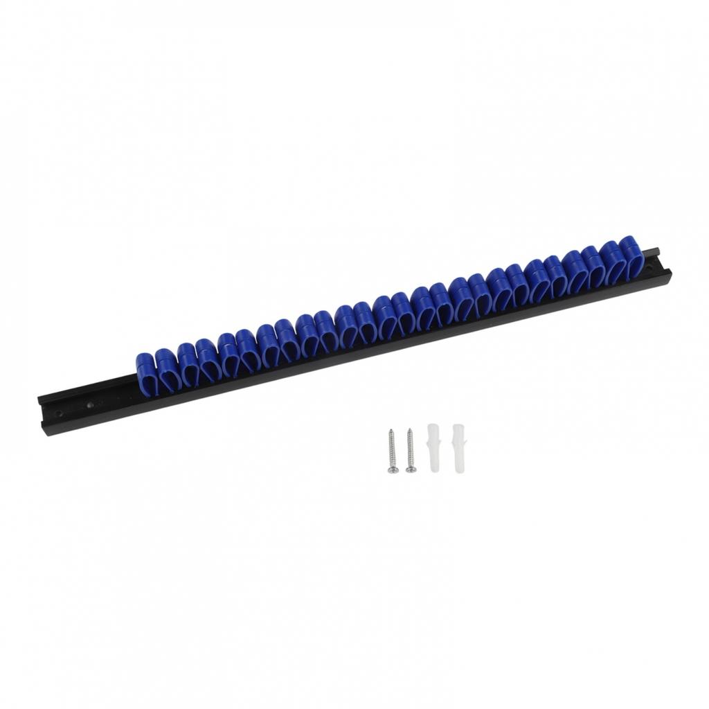 Organize Your Tools Wall Mounted Plastic Rack for Screwdrivers and Wrenches