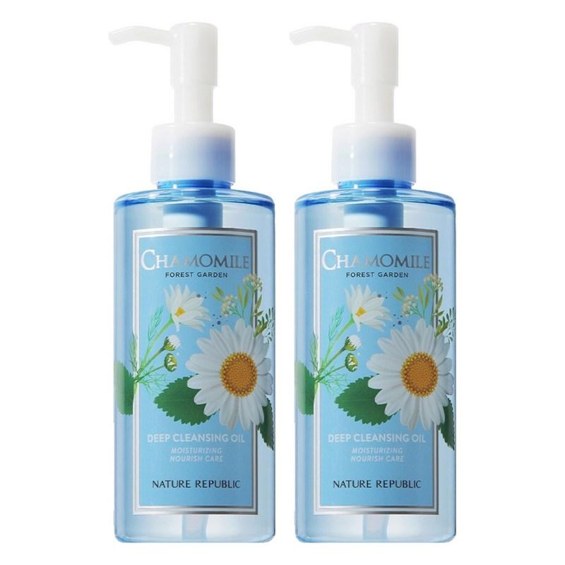 Nature Republic Forest Garden Chamomile Cleansing Oil, 200ml, 2 Pcs