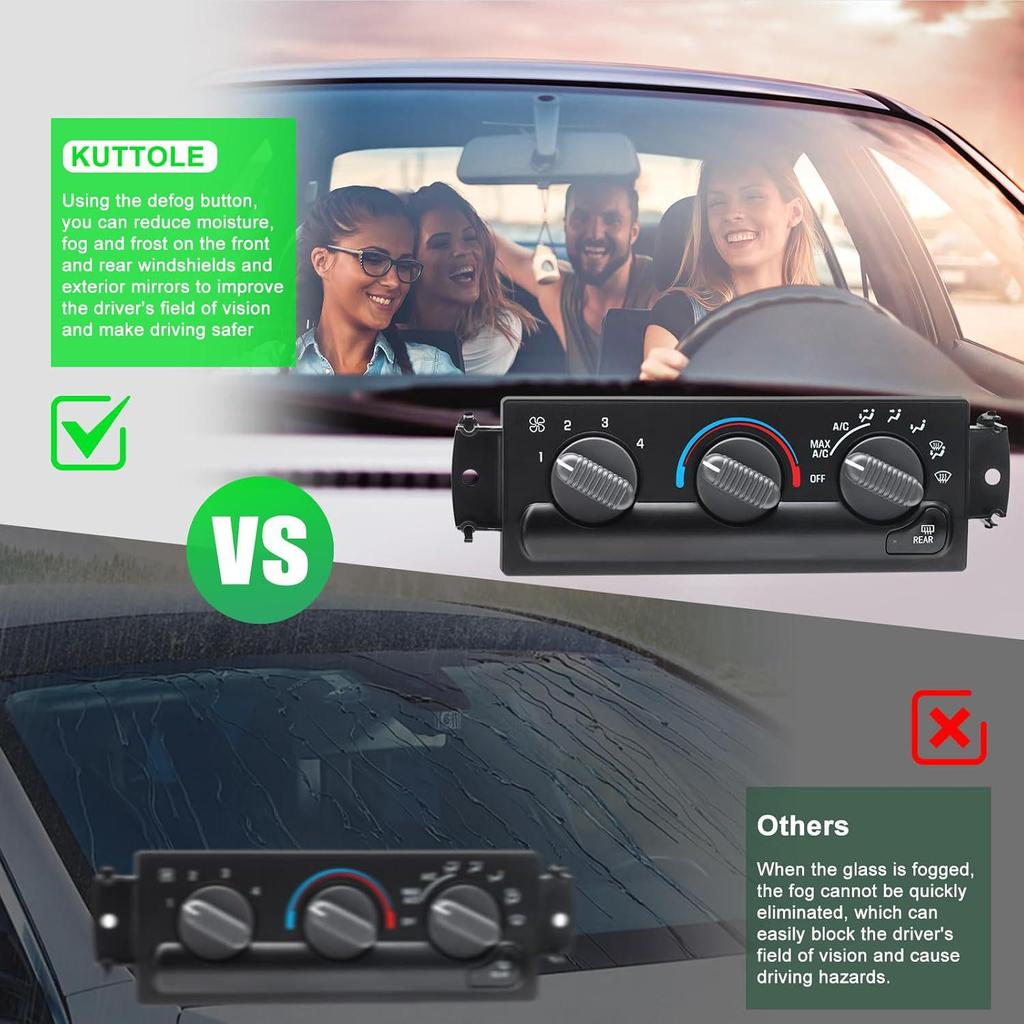 Compatible Air Conditioning Control Panel Switch for Chevrolet 599-261 15098966