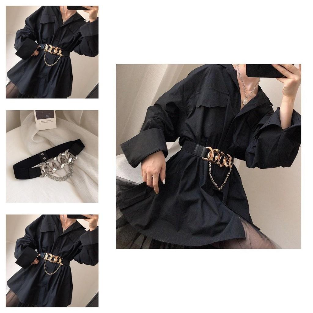 Womens Flexible Trendy Waistband Dress Belt For Effortless Fashion And Comfort