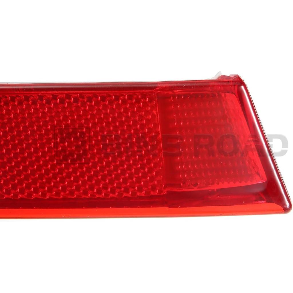 2Pcs Rear Bumper Reflector 63147240997 + 63147240998 Left Right Red Trim Compatible with BMW X5 E70 2009-2013