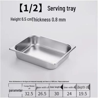 Stainless Steel Rectangular Food Pan