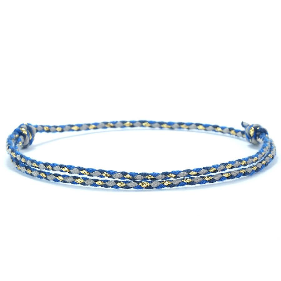 

7 Colors Simple Style 2mm Thin String Bracelet For Women Grade A Ethnic Rope Charm Braclet Best Friend Jewelry Girlfriend Gift синій
