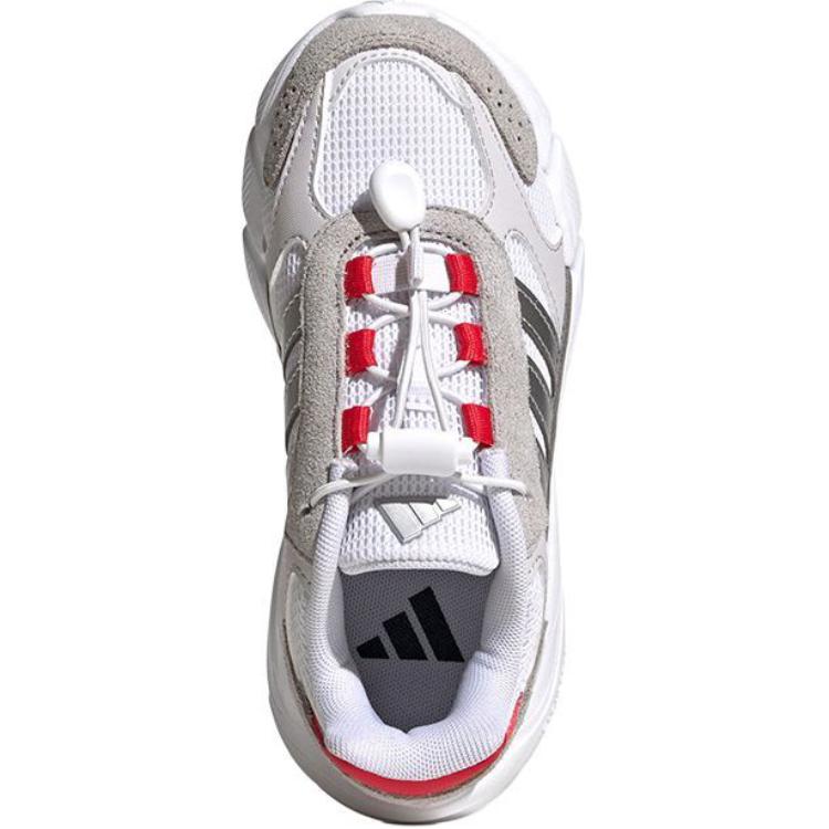 Adidas Crazychaos Versatile Soft Kids Casual Shoes Kids Casual Shoes Dot-Gray Metallic-Silver Pure-Gem-Red JP9584