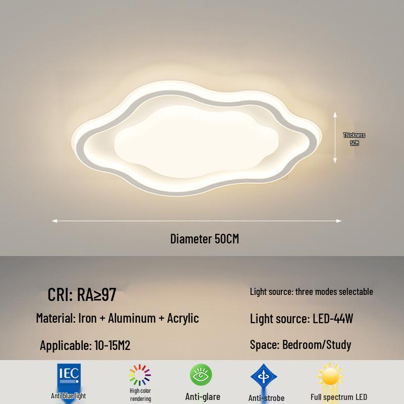 Smart Nordic LED Cloud Ceiling Light - Modern Minimalist, Eye-Protecting for Bedroom, Living Room, Dining Room