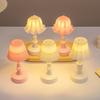 1:12 Dollhouse Miniature Flower Bud Table Lamp Night Light Furniture Home Model Decor Toy Doll House Accessories