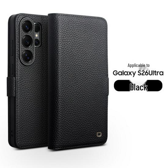 

Кожаный чехол-книжка Chali с защитой камеры для Samsung Galaxy S26 Ultra 5G
