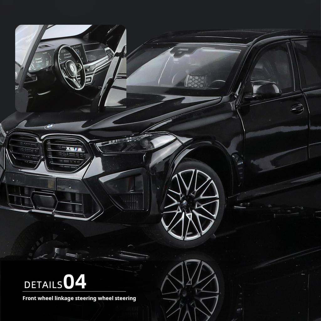 1:18 scale BMW X5M oversized SUV off-road vehicle Officially authorized Exquisite simulation Boys Toy Gift Fashion collectibles