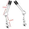 Metal Nipple Clamps Clips Ring Bell BDSM Breast Bondage Restraint Sex Toy For Women Couple Play