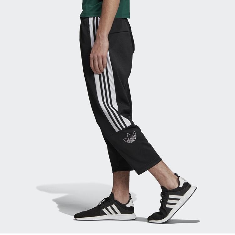 Adidas Originals Trefoil Sprt 7/8 Pants Men Bottoms Black FK9999