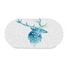 Flower Shadow Elk Picture Balcony Bathroom Mat Hydrophobic Non-Slip Door Mat Swimming Pool Public Places Non-Slip Floor Mat
