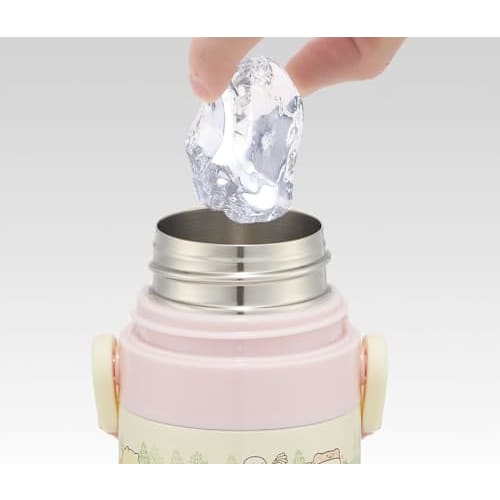Skater Children's Stainless Steel Water Bottle 2-Way Direct Drinking 470ml Cup Drinking 430ml Sumikkogurashi Mole House Child-friendly Lightweight Typ