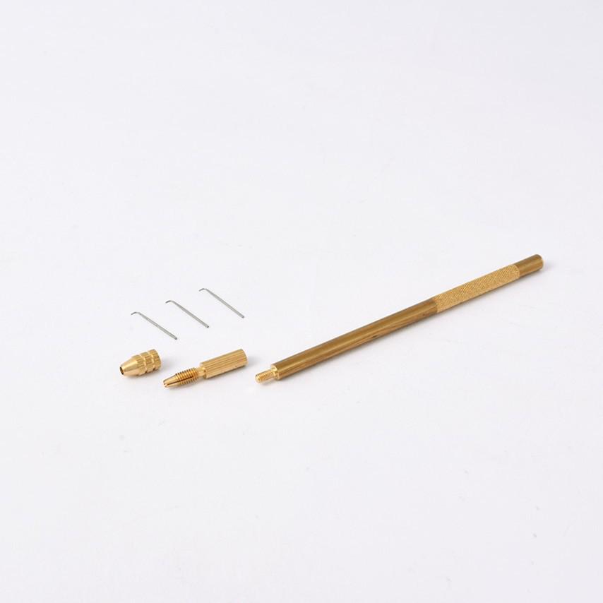 Korean Copper Handle Hair Extension Crochet Hook for Hair Weaving