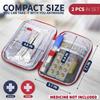 BURIUS Fabric Mini First Aid Kit Travel Pouch Medicine Storage Bag For Outdoor Medical Bag Emergency Survival (Empty Pouch, Color As Available),B