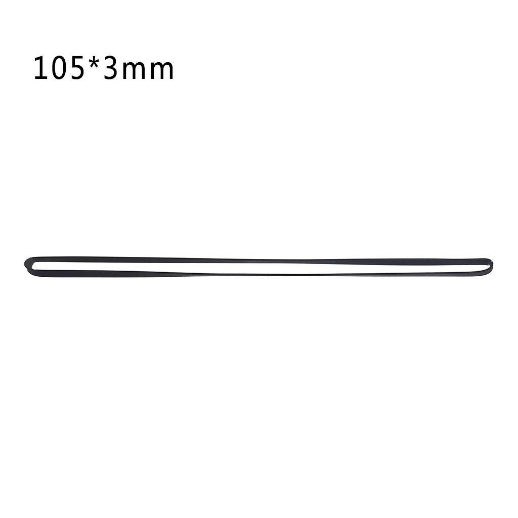 Flat Drive Belt Turntable Rubber Belt for LP Vinyl Record Player Phono 3mm Wide Flat Drive Belt Rubber Belt