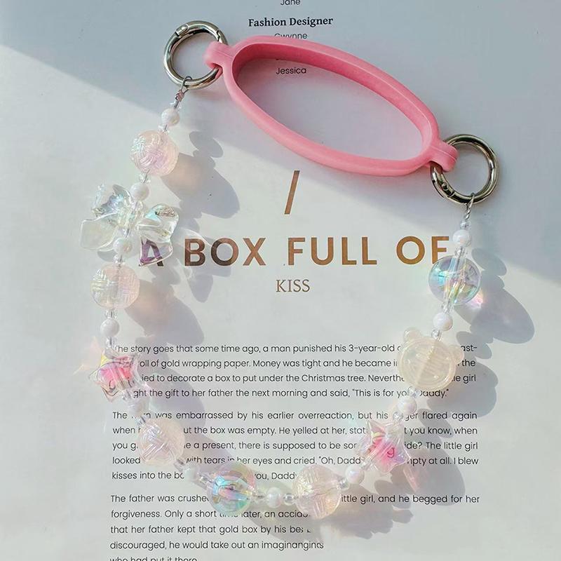 Neuer Tragbarer Wasserflaschen-Tragegurt-Halter Für 6-10cm Niedliche Rosa Schleife Silikon-Schlaufe Geeignet Für Stanley 30oz/40oz Schnabeltasse