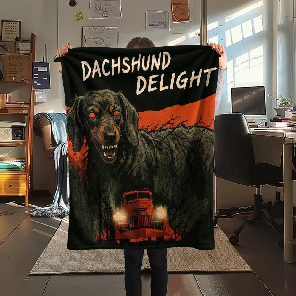 Dark and Terrifying Animals Print Flannel Blanket,High quality Comfortable for All Seasons,Home Decor,Warmth and Comfort,Perfect for Christmas Gifts