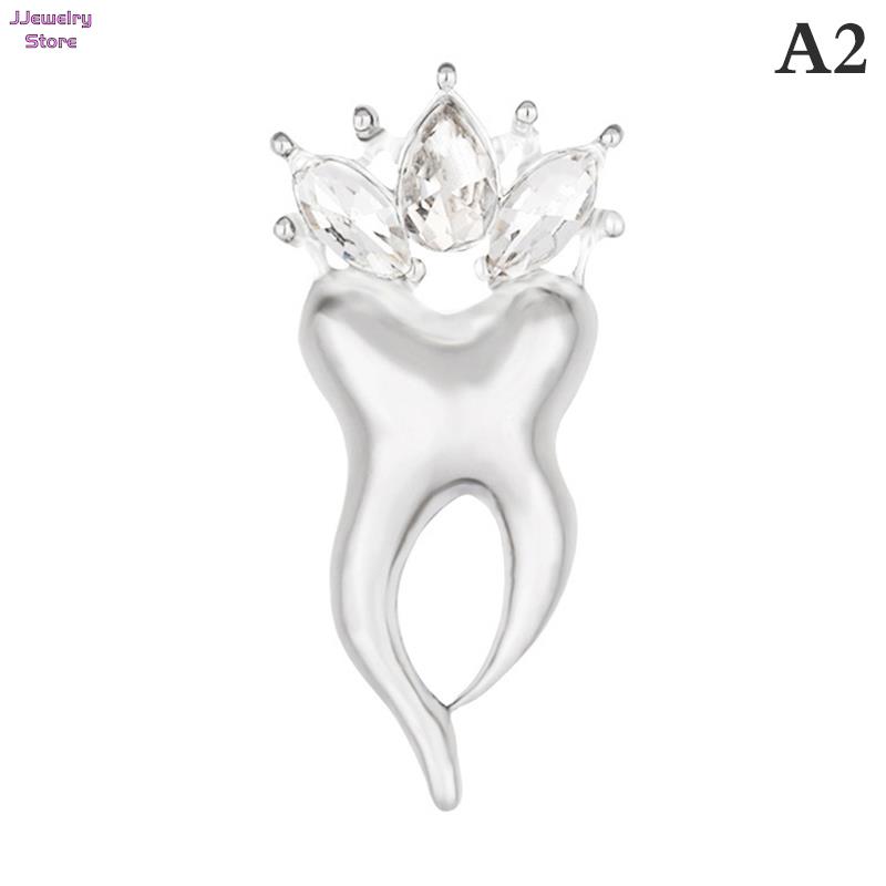 Cartoon Tooth Pins Protect Your Dental Enamel Pins Dentist Doctor Clothes Jewelry Collar Lapel Badge Brooch for Medical Students