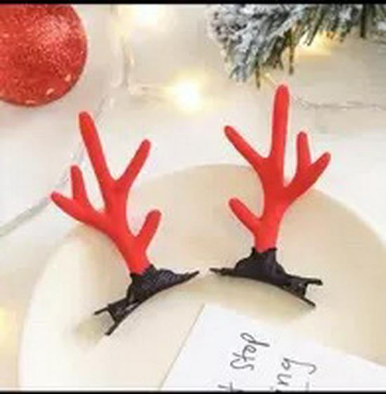 Barrette Serre-tête Bois de Faon Style Mori - Accessoire de Cheveux de Noël Mignon d'Inspiration Féerique pour Femmes