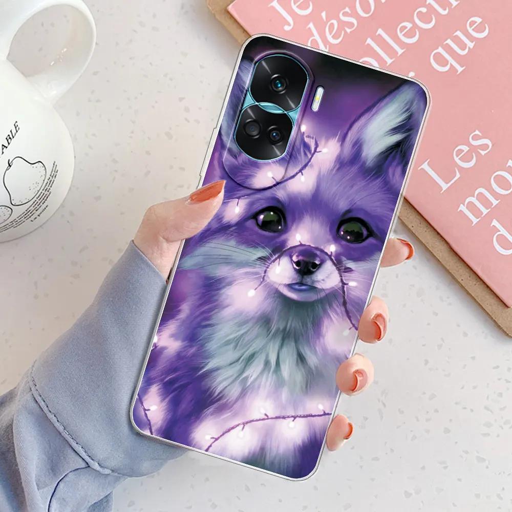 For Honor 90 Lite Case Coque For Honor 90 Pro Shockproof Cover Soft Silicone Clear Phone Case For Huawei Honor 90 Bumper Fundas