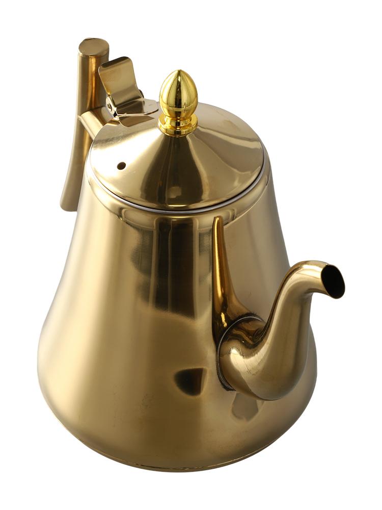 Kitchen Stainless Steel Teapot Infuser Coffee Pot Induction Cooker Kettle