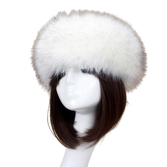 Women Autumn Winter Faux Fur Thickened Hat Outdoor Cold-proof Warm Plush Beanie