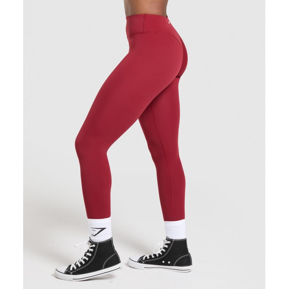 Gymshark Superset 2.0 Leggings Sets Red B4b2y Rb12